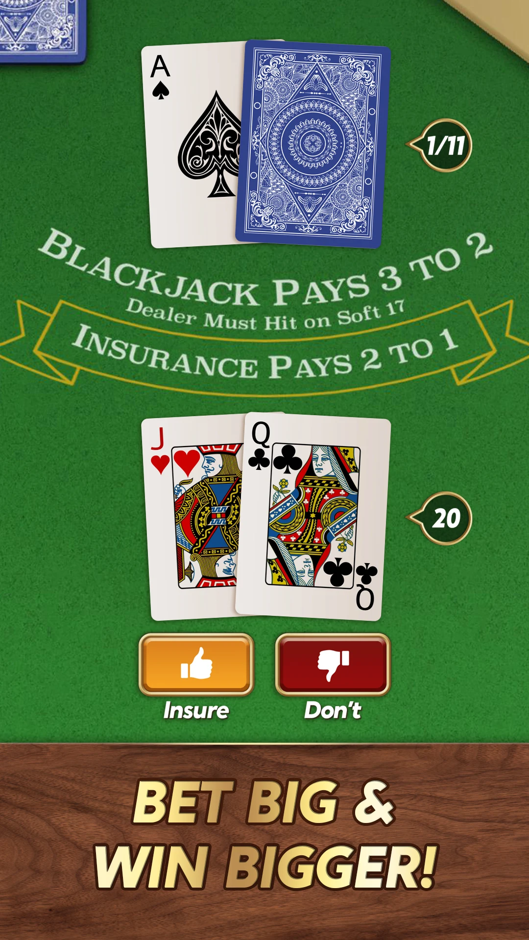 Blackjack screenshot